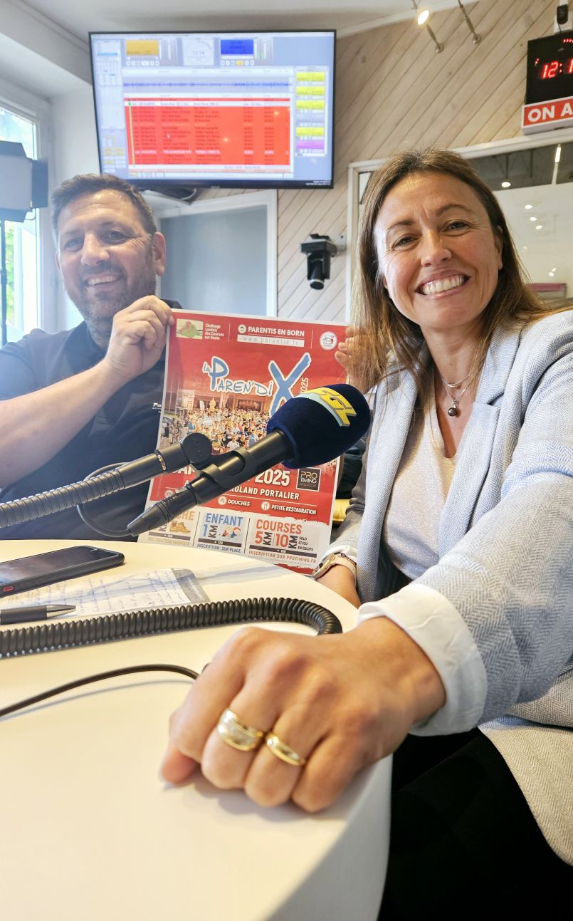 Paren'Dix 2025 ce samedi 31 mai  Parentis en Born (40) : des records peuvent tre sportivement et caritativement battus nous ont dit Delphine Moleiro et Richard Campistron.