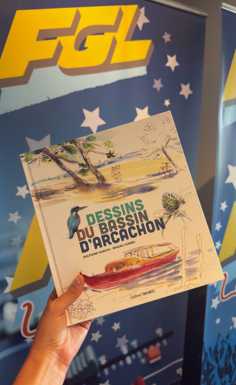 Carnet de voyage aquarell : dcouvrez Dessins du Bassin dArcachon. Un livre ralis par deux passionnes du Bassin, ponctu danecdotes, de rencontres et de dcouvertes. On en parle avec lune des autrices, Magali Hamel.