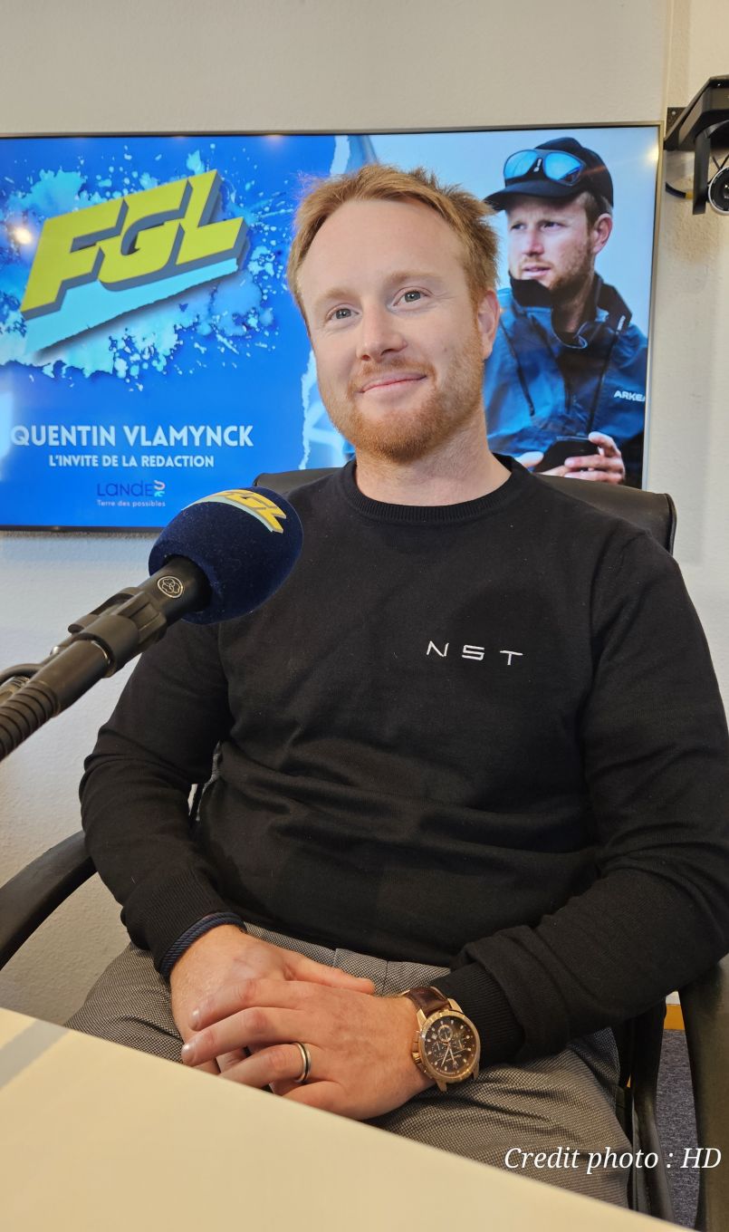 Direct avec le navigateur Quentin Vlamynck, vainqueur de la dernire Transat Jacques Vabre  la voile (Ocan Fifty).