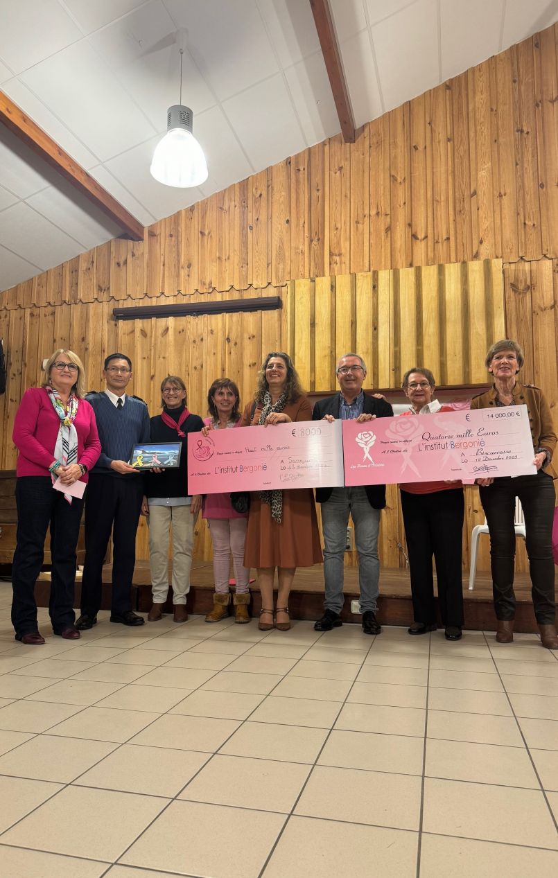 Belle anne encore pour les Roses d'Octobre de Biscarrosse et Sanguinet qui ont rcolt 22 000 euros pour l'Institut Bergoni de Bordeaux