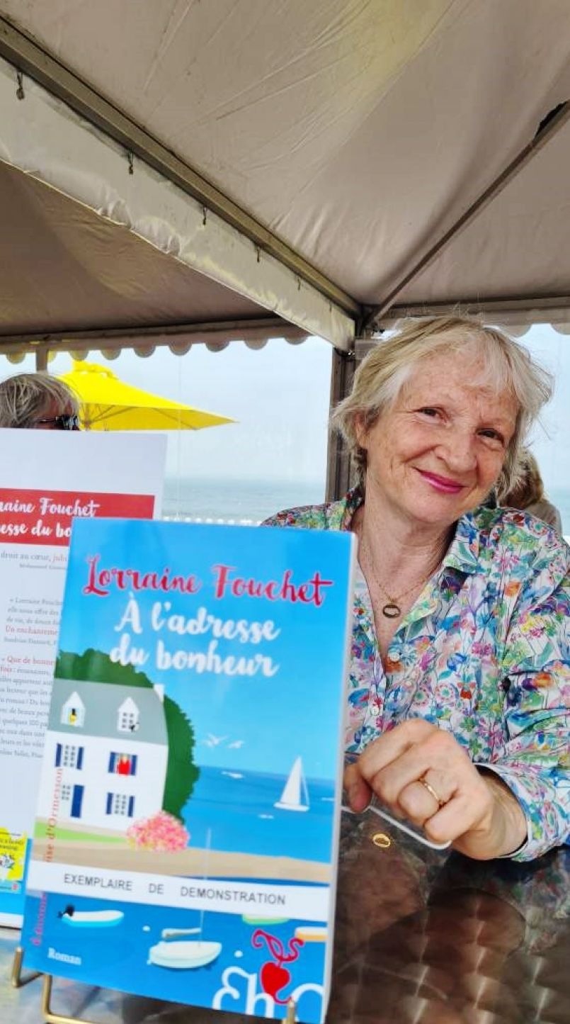 FGL a rencontré sur le Bassin d'Arcachon la romancière Lorraine Foucher