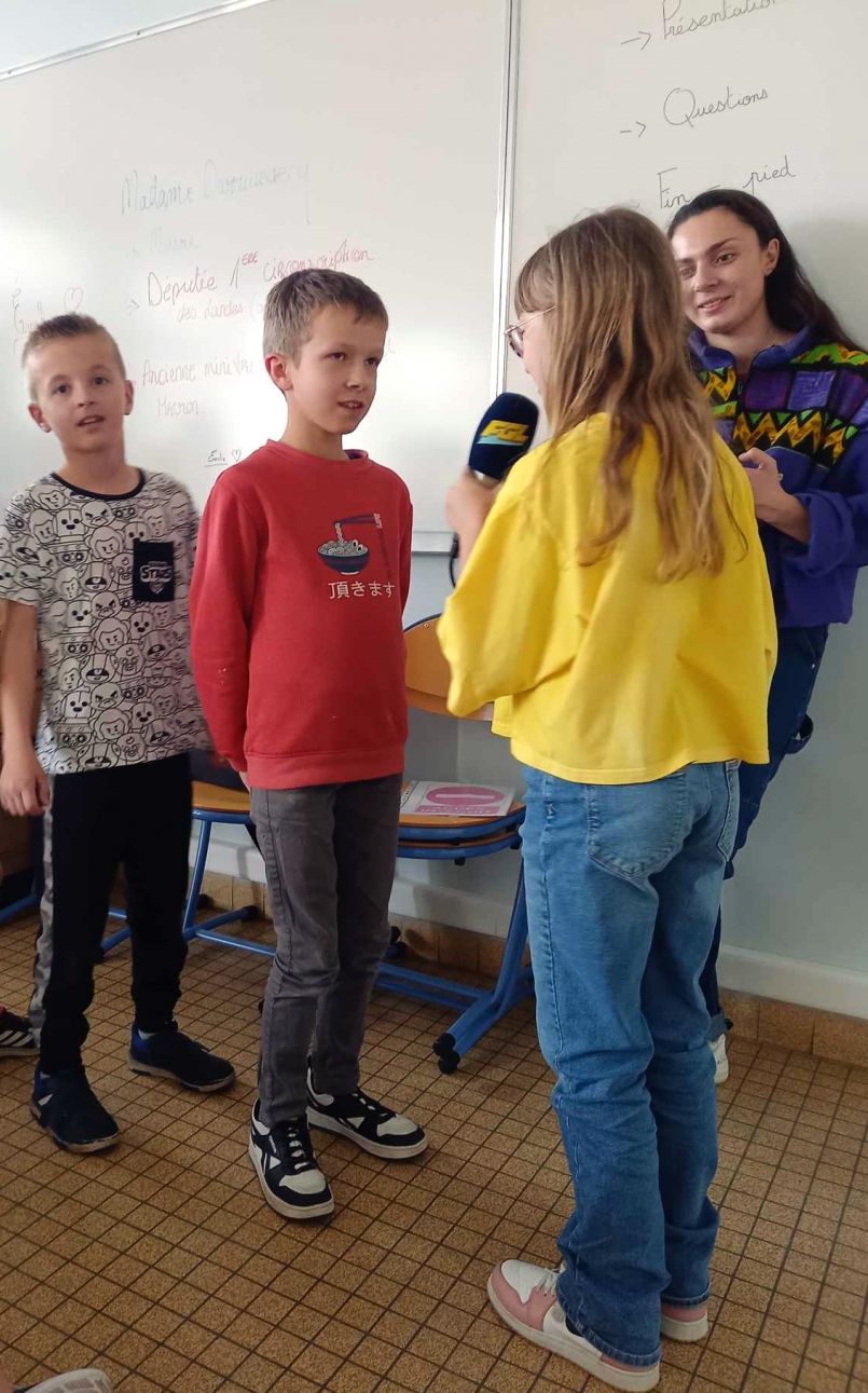 A l'occasion de la Journe Internationale des Droits de la Femme qui se droule en Mars, les CE1/CE2 et CM2 de l'cole Meyrie de Biscarrosse ont donn leur vision de l'galit au micro d'FGL